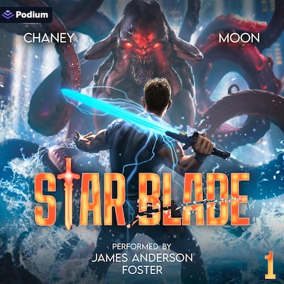 Star Blade – omslag til lydbogen af J.N. Chaney, Scott Moon