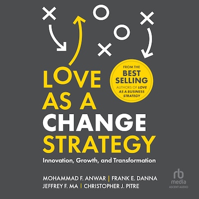 Love as a Change Strategy – omslag til lydbogen af Mohammad F. Anwar, Frank E. Danna, Jeffrey F. Ma