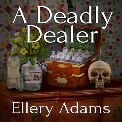 A Deadly Dealer – omslag til lydbogen af Ellery Adams