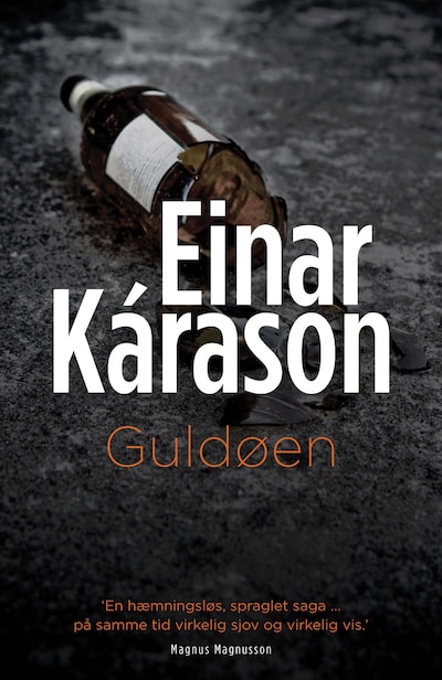 Guldøen – omslag til lydbogen af Einar Kárason