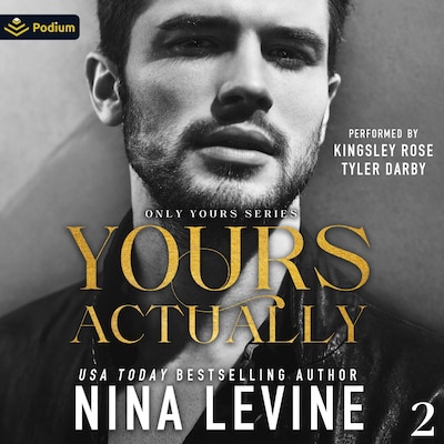 Yours, Actually – omslag til lydbogen af Nina Levine