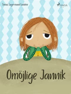 Omöjlige Jannik – omslag till ljudboken av Tomas Lagermand Lundme