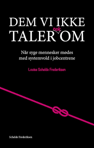 Dem vi ikke taler nok om – omslag til lydbogen af Louise Schelde Frederiksen