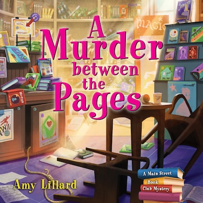 A Murder Between the Pages – omslag til lydbogen af Amy Lillard
