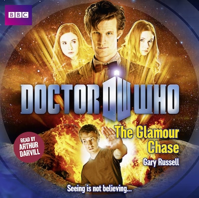 Doctor Who: The Glamour Chase – omslag til lydbogen af Gary Russell