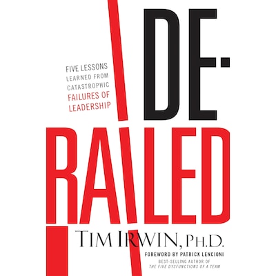 Derailed – omslag til lydbogen af Tim Irwin