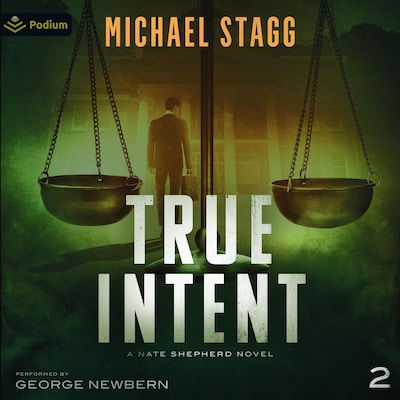 True Intent – omslag til lydbogen af Michael Stagg