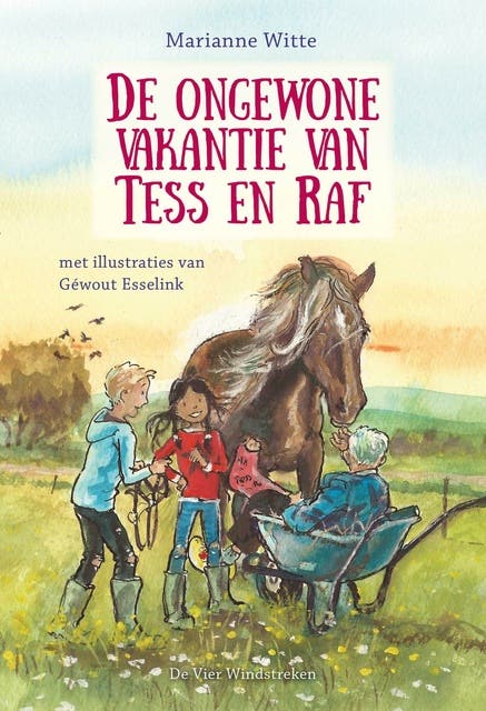 De ongewone vakantie van Tess en Raf – omslag van het luisterboek van Marianne Witte