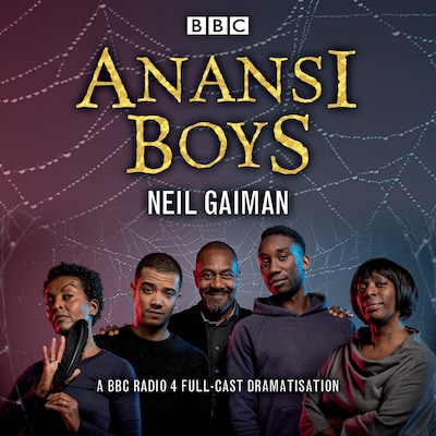 Anansi Boys – omslag til lydbogen af Neil Gaiman