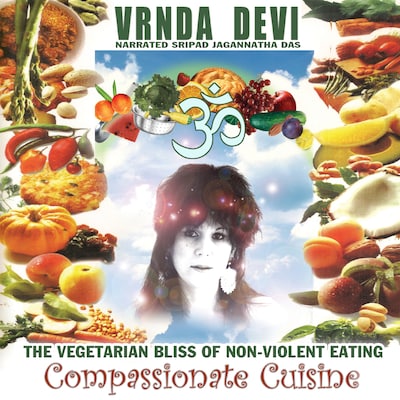 Compassionate Cuisine – omslag til lydbogen af Sripad Jagannatha Das