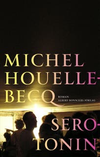Serotonin – omslag till ljudboken av Michel Houellebecq