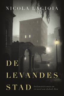 De levandes stad – omslag till ljudboken av Nicola Lagioia