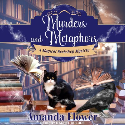 Murder and Metaphors – omslag til lydbogen af Amanda Flower