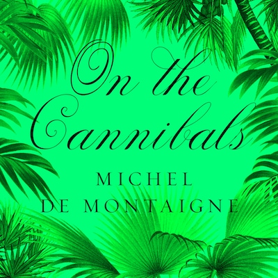 On the Cannibals – omslag til lydbogen af Michel de Montagrie