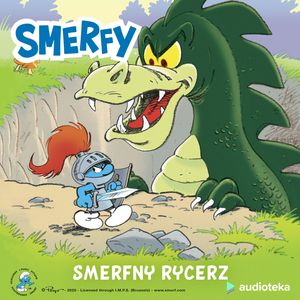 Smerfny rycerz – okładka audiobooka, autor Peyo
