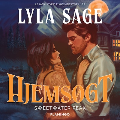 Hjemsøgt – omslag til lydbogen af Lyla Sage