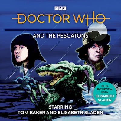 Doctor Who And The Pescatons – omslag til lydbogen af Victor Pemberton