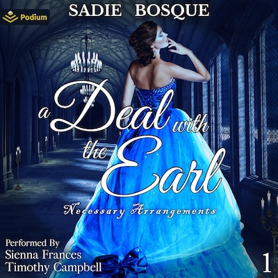 A Deal with the Earl – omslag til lydbogen af Sadie Bosque