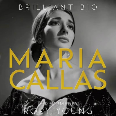 Maria Callas – omslag til lydbogen af Brilliant Bio