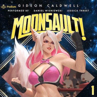 Moonsault! – omslag til lydbogen af Gideon Caldwell
