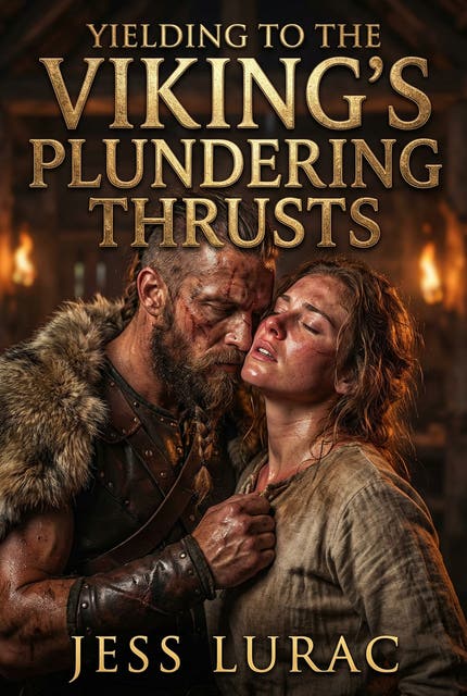 Yielding to the Viking's Plundering Thrusts: Viking Pillaging Erotic Romance – omslag til lydbogen af Jess Lurac