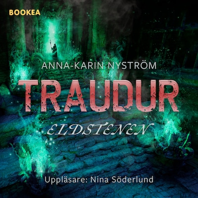 Eldstenen – omslag till ljudboken av Anna-Karin Nyström
