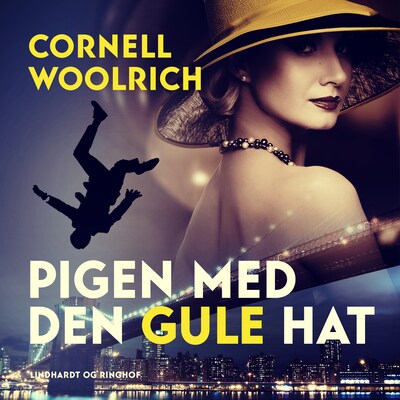Pigen med den gule hat – omslag til lydbogen af Cornell Woolrich
