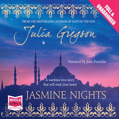 Jasmine Nights – omslag til lydbogen af Julia Gregson