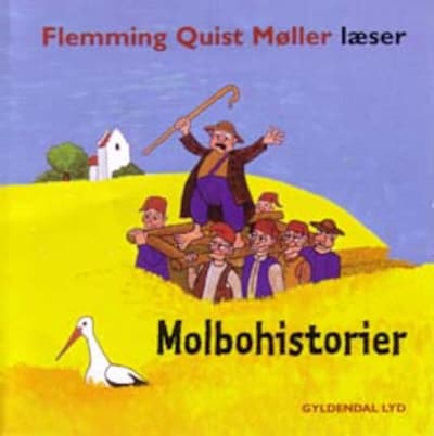 Molbohistorier – omslag til lydbogen af Flemming Quist Møller