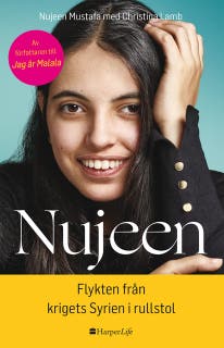 Nujeen: Flykten från krigets Syrien i rullstol – omslag till ljudboken av Nujeen & Christina Mustafa & Lamb