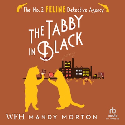 The Tabby in Black – omslag til lydbogen af Mandy Morton