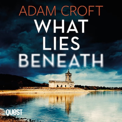 What Lies Beneath – omslag til lydbogen af Adam Croft