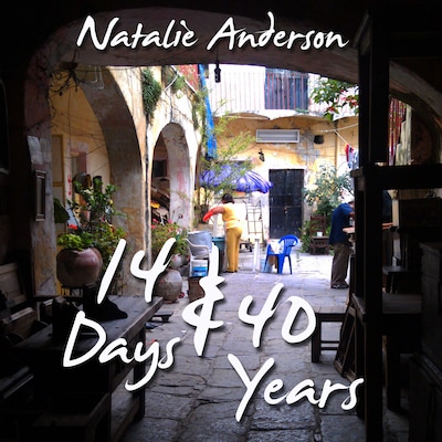 14 Days & 40 Years – omslag til lydbogen af Natalie Anderson