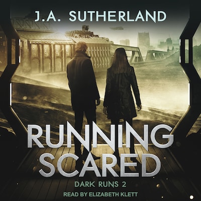 Running Scared – omslag til lydbogen af J.A. Sutherland