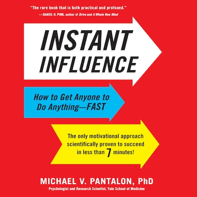 Instant Influence – omslag til lydbogen af Michael Pantalon