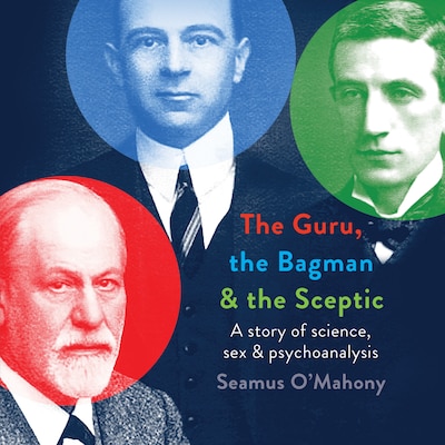 The Guru, the Bagman and the Sceptic – omslag til lydbogen af Seamus O'Mahony