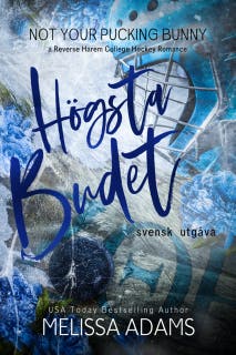 Högsta Budet – omslag till ljudboken av Melissa Adams