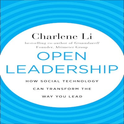 Open Leadership – omslag til lydbogen af Charlene Li