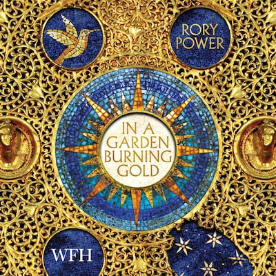 In A Garden Burning Gold – omslag til lydbogen af Rory Power