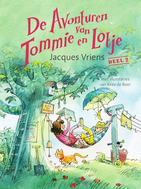 De avonturen van Tommie en Lotje deel 2 – omslag van het luisterboek van Jacques Vriens