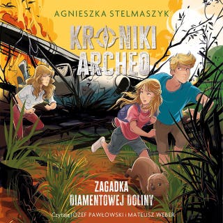 Kroniki Archeo. Zagadka Diamentowej Doliny. Tom 5 – okładka audiobooka, autor Agnieszka Stelmaszyk
