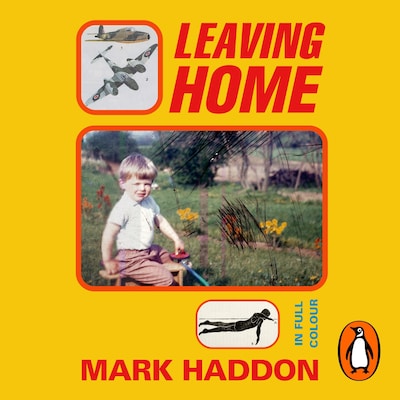 Leaving Home – omslag til lydbogen af Mark Haddon