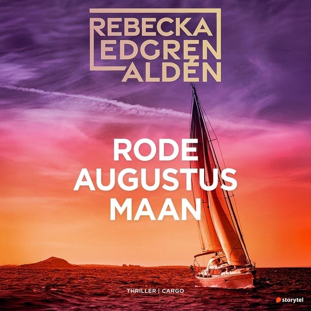 Rode augustusmaan – omslag van het luisterboek van Rebecka Edgren Aldén