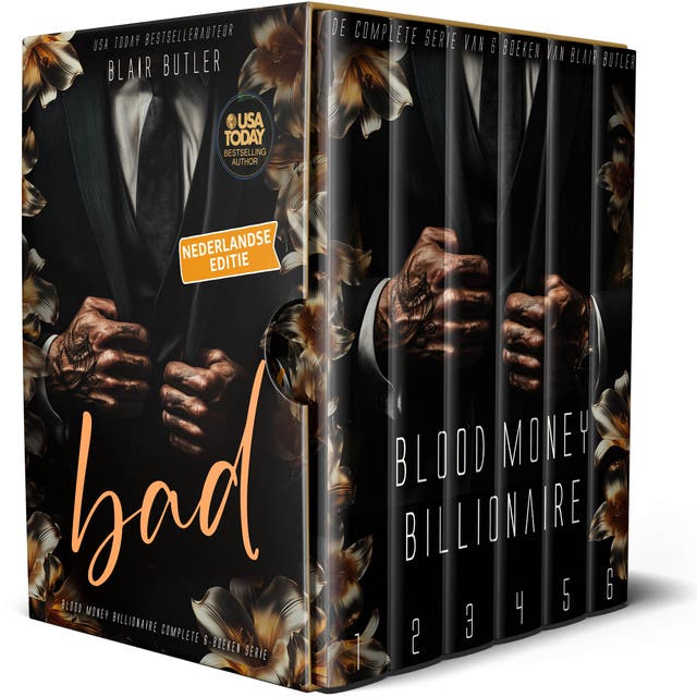 Blood Money Billionaire Boxset, Nederlandse editie: Complete 6-Boeken Serie – omslag van het luisterboek van Blair Butler