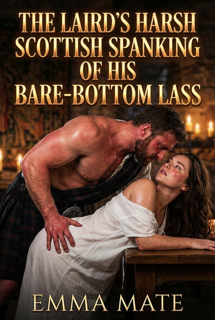 The Laird’s Harsh Scottish Spanking Of His Bare-Bottom Lass: A Full-Length Steamy Historical Scottish Romance Novel – omslag til lydbogen af Emma Mate