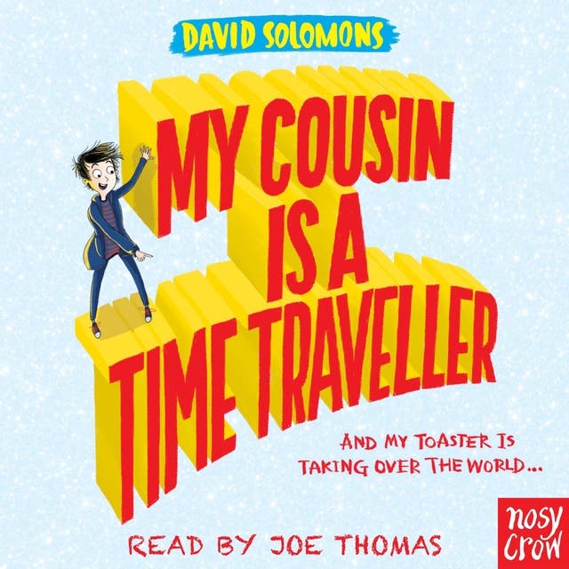 My Cousin Is a Time Traveller – omslag til lydbogen af David Solomons