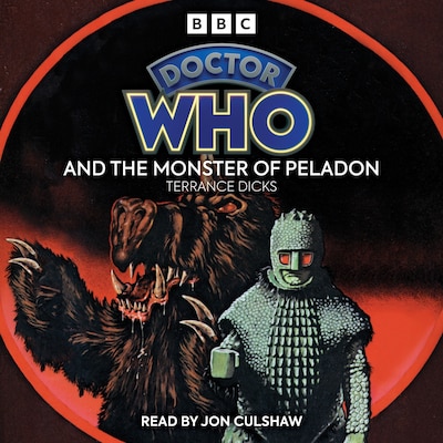 Doctor Who and the Monster of Peladon – omslag til lydbogen af Terrance Dicks