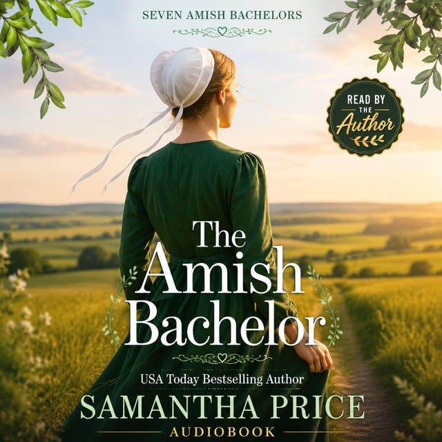 The Amish Bachelor: Amish Romance – omslag til lydbogen af Samantha Price