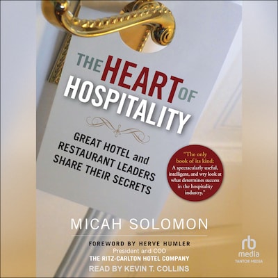 The Heart of Hospitality – omslag til lydbogen af Micah Solomon
