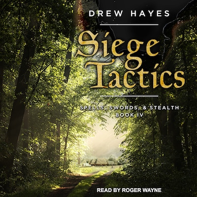 Siege Tactics – omslag til lydbogen af Drew Hayes
